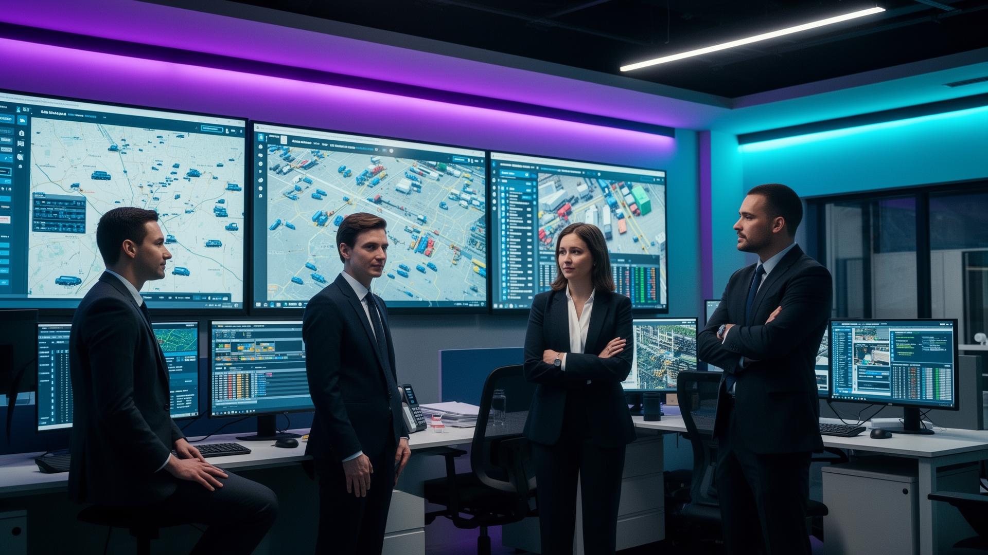 Operations team in command center